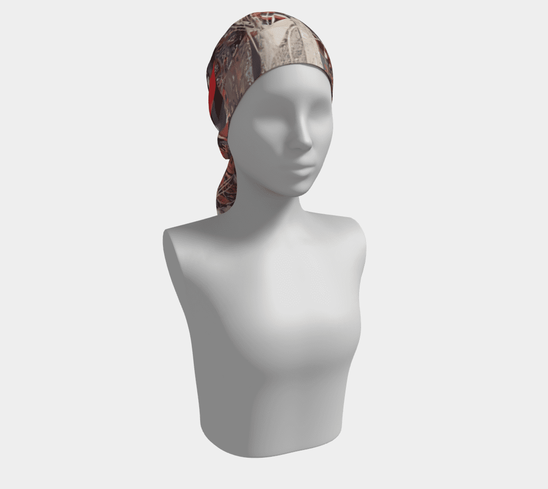 Foulard carré en soie – Image 2