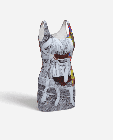 Robe moulante d’art – Collection Renaissance