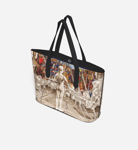 Sac fourre-tout en cuir végétalien