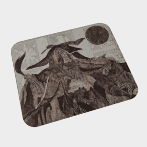 Tapis de souris artistique — “Traces invisibles”