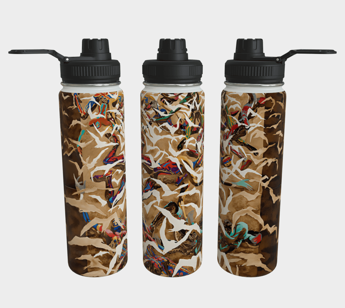 Bouteille d’eau en acier inoxydable — “Mémoire fluide” – Image 2