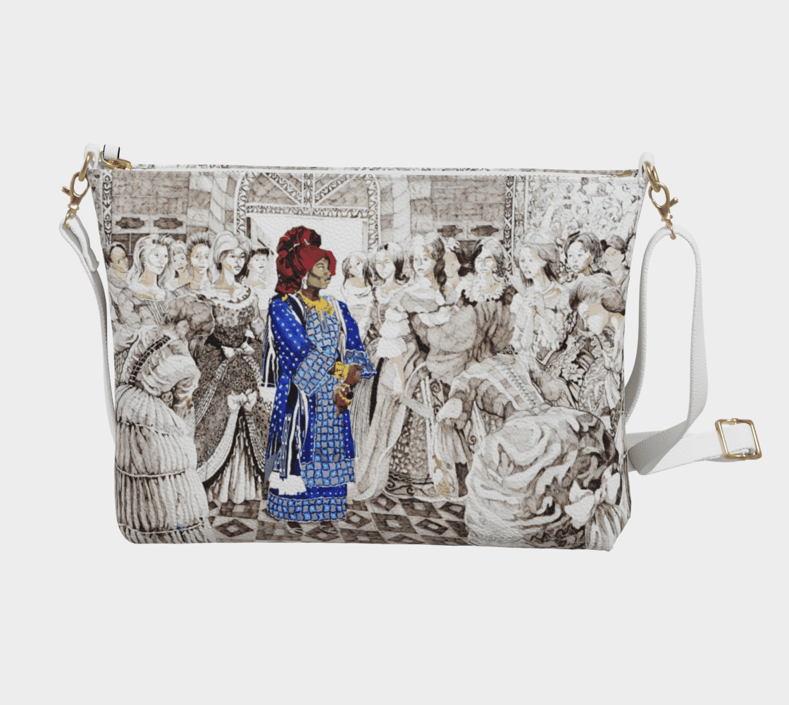 Sac bandoulière en cuir végétalien — “Esprit Nomade” – Image 4