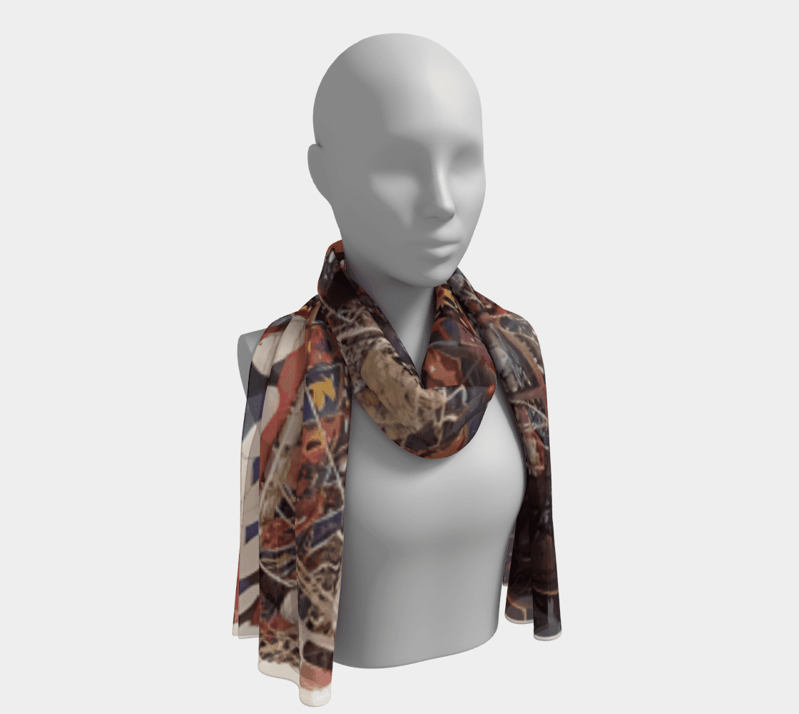 Foulard carré en soie – Image 4