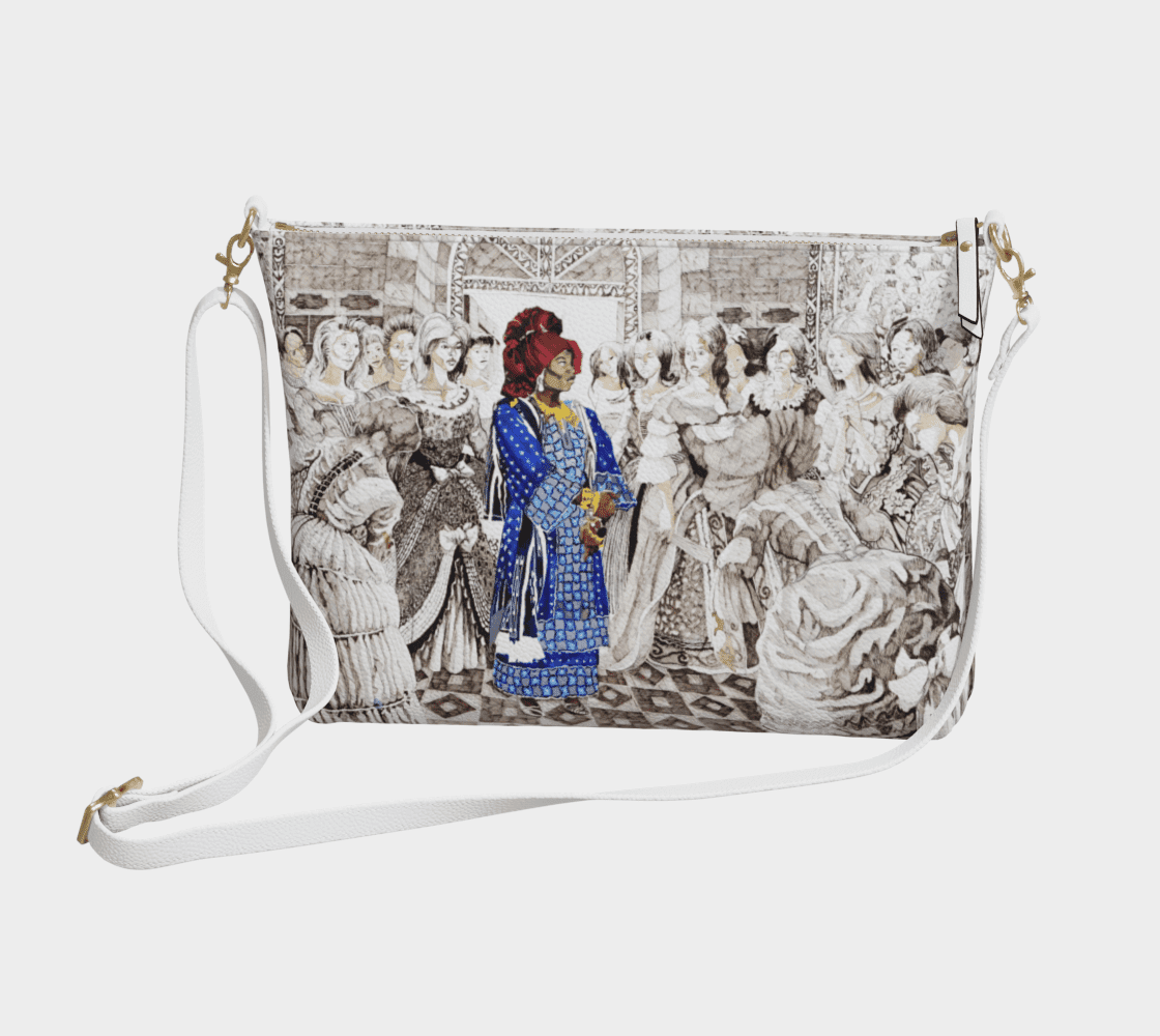 Sac bandoulière en cuir végétalien — “Esprit Nomade”