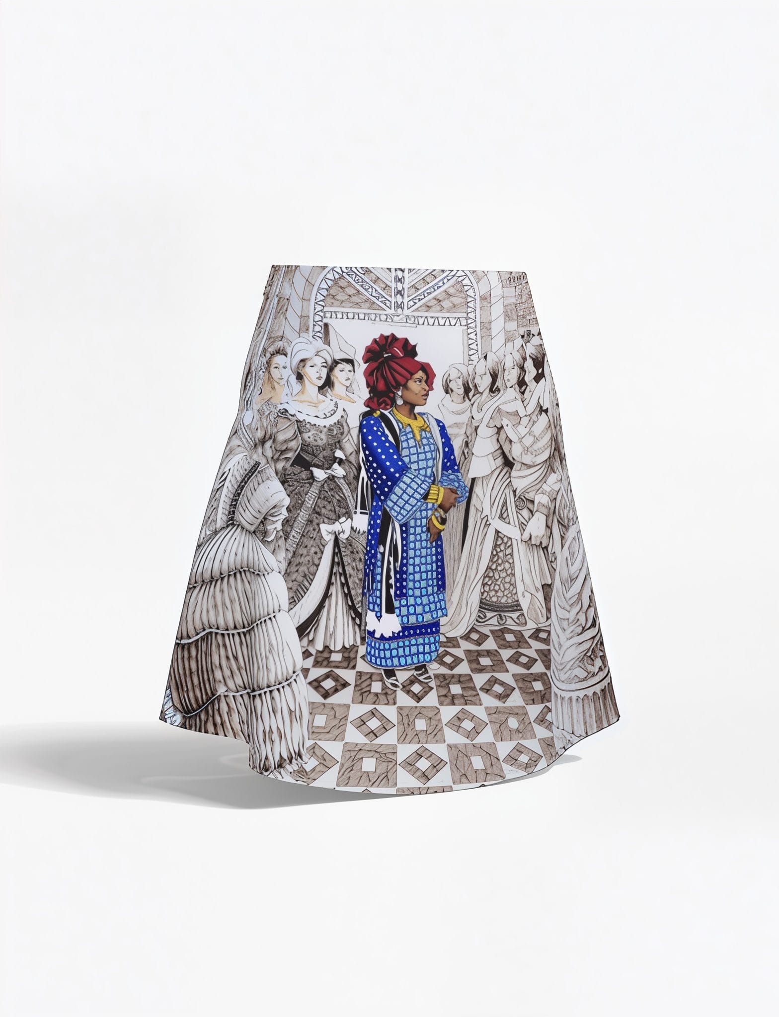 Jupe évasée — “Souffle des Ancêtres”