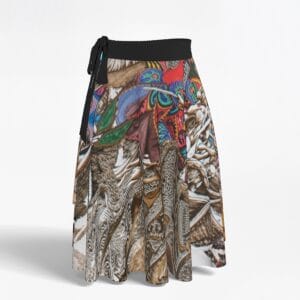 Jupe portefeuille — “Souffle des Origines”